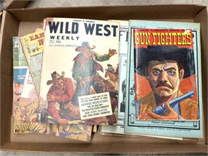 Wild West Weekly, Gun Fighters, Frontier Times,