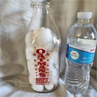 Oatman's Dairy Milk Bottle Aurora Illinois