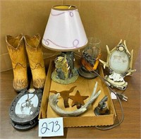 Western Decorative Items-Lamp, Frames, etc.