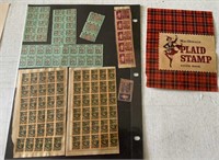 S&H Stamps,MacDonald Plaid Stamps Unused, & King
