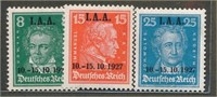 GERMANY #363-365 MINT VF H