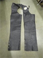 Leather Motorcycle Chaps - W.B. Place & Co. - S
