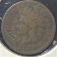 1886 Indian Cent Type 1