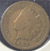 1887 Indian Cent