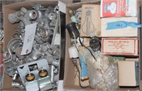 4 boxes electrical supplies