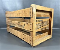 Westside California Finest Wooden Crate