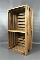 Wooden Crate Shelf