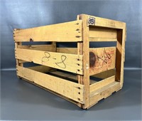 S Stamoules Inc Produce Wooden Crate