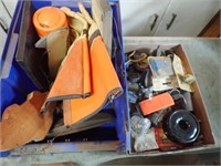 Hardware Parts Bin, Gloves, Wood Plaques, Wipes,