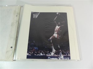 Scrap Book With Collection Of NBA Pictures 8x5"
