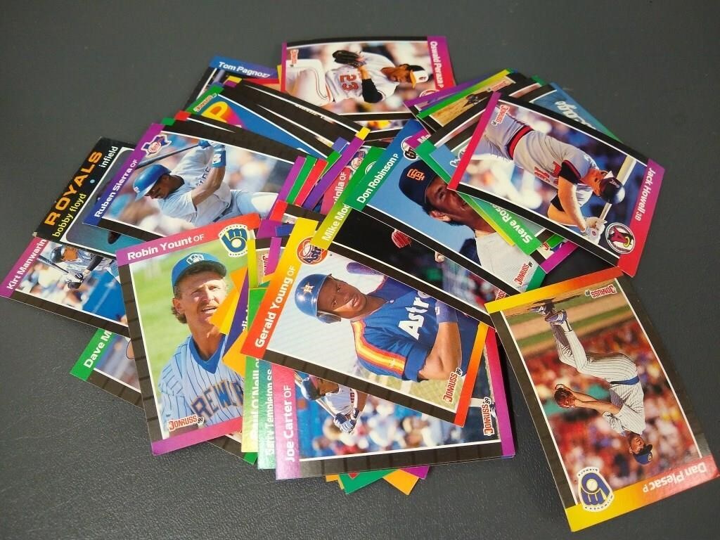 Group baseball cards