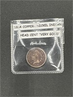 1864 Copper-Nickel Indian Head Cent - very good