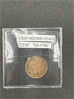 1904 Indian Head Cent - Ex-Fine