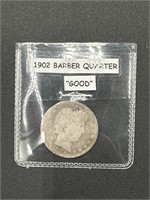 1902 Barber Quarter - good