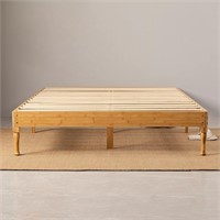 GTNSAFP Bamboo Wood Platform Bed Frame