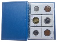 Coin Stock Book - 18 World Coins