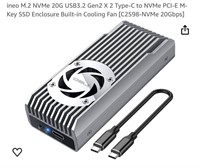 ineo M.2 NVMe 20G USB3.2 Gen2 X 2