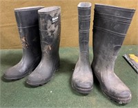 2 - Pairs of Lacrosse Rain Boots