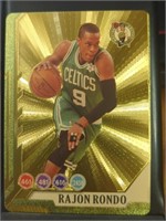 24k gold-plated basketball card rajon rondo