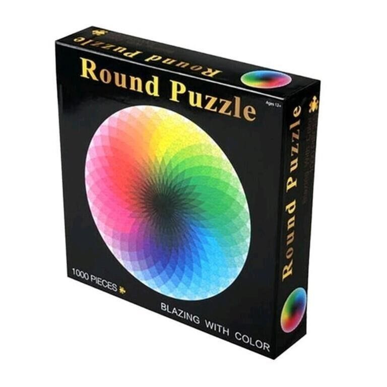 1000 pcs/set Colorful Rainbow Round Geometrical Ph