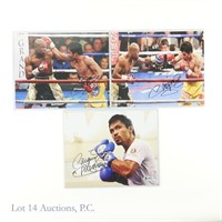 Manny Pacquiao Signed Boxing Photos (Beckett) (3)