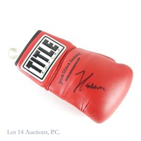 Julio Cesar Chavez Signed Title Boxing Glove