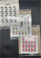 Various Forever Stamps incl. Elvis & Peanuts