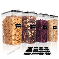 Vtopmart Cereal Dispenser  4 Pcs  84.5 fl oz