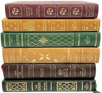 6pc Franklin Library Hardcover Books