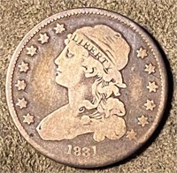 1831 US Silver Bust Quarter
