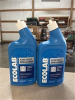 (2) EcoLab Acidic Toilet Bowl Cleaner 32 fl oz