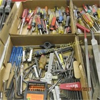 GROUP OF 4 BOXES OF ASSTD TOOLS