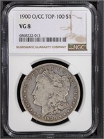 1900-O/CC $1 Morgan Dollar NGC VG8 Top-100