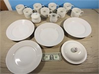 *LPO*Dishware Set, 4 Mainstays Home, Dinner Plates