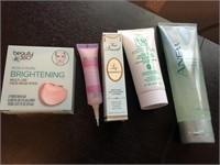 Bag of skin care products