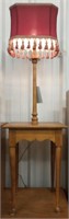 ETHAN ALLEN TABLE WITH LAMP