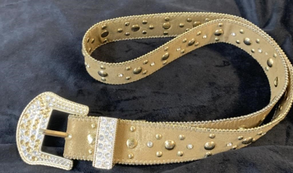 Kathy Van Zeeland Studded Belt medium