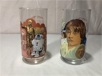 2 - 1977 Star Wars Burger King Drinking Glasses