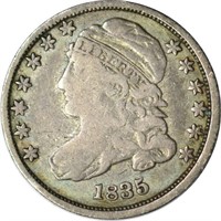 1835 CAPPED BUST DIME - FINE