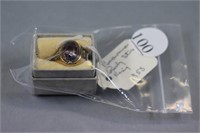 Brownie Plastic Ruby Stone Ring 1953