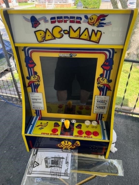 Arcade Up Countertop Game Super Pac Man 10 Games