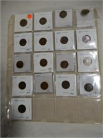 17 INDIAN HEAD PENNIES