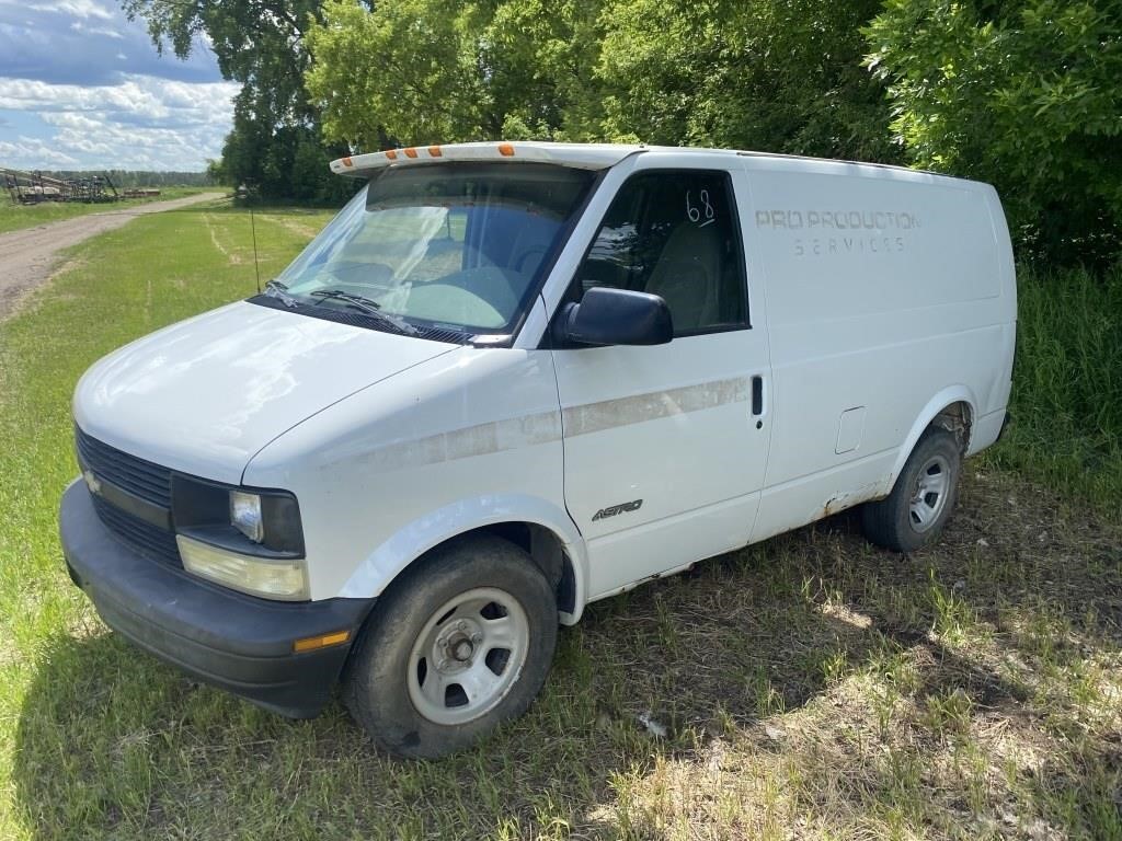 Chevy astro van, no safety, NO TOD, rusty