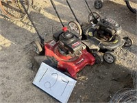 (2) push mowers