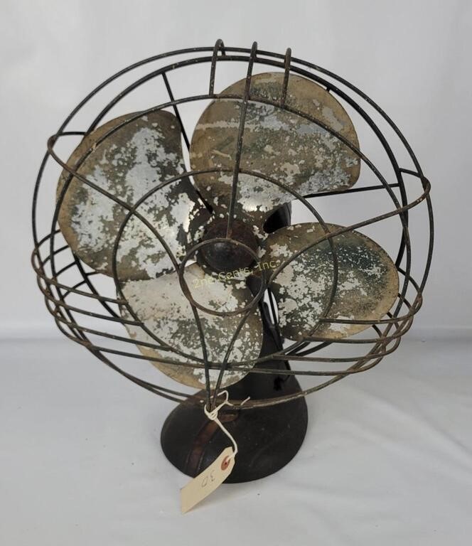 Vtg F A Smith Arctic Aire Metal Fan