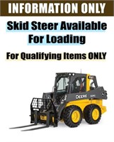 SKID STEER AVAILABLE FOR LOADING