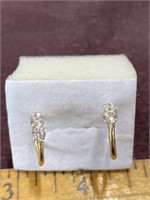 10k gold earrings 1.2 grams