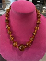 Vintage amber necklace