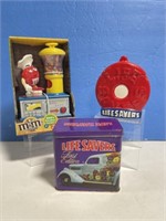 M&M Factory, Lifesavers Tin and Ceramic Containers