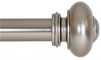 Ivilon Drapery Window Curtain Rod - Knob Design, 1